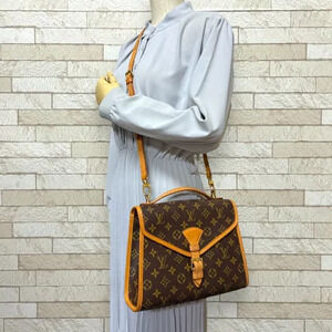Louis Vuitton Monogram Bel Brown Shoulder Canvas Air Bag